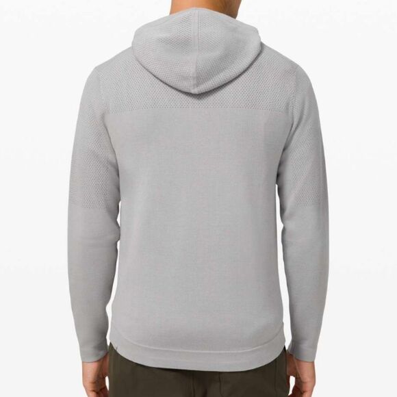 Men's Lululemon Cascade Coast Hoodie - Silver Drop / Anchor - Picture 1 of 10